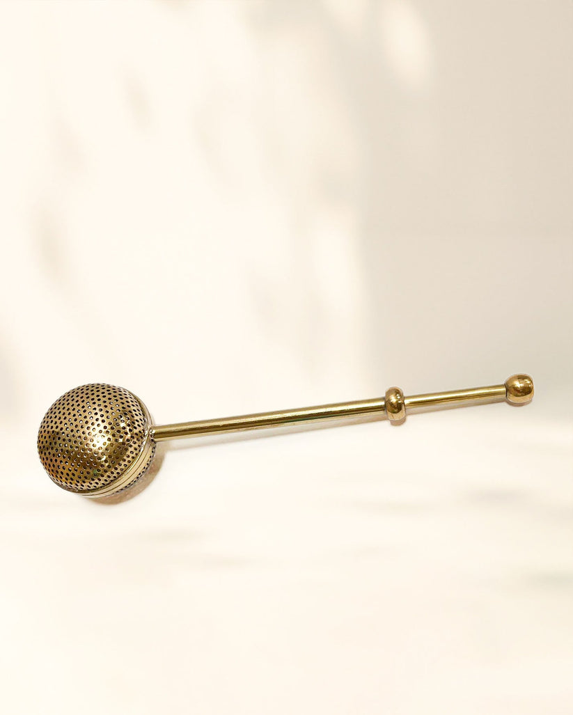Buy Brass Loose Tea Sliding Infuser – Easy Brewing – Makaibari Tea