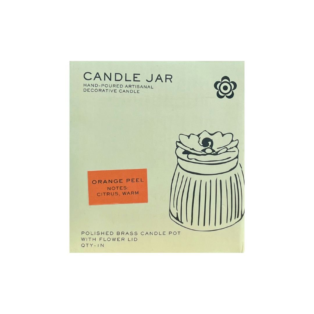 Candle Jar - Hand-poured artisanal decorative candle - MAKAIBARI TEA