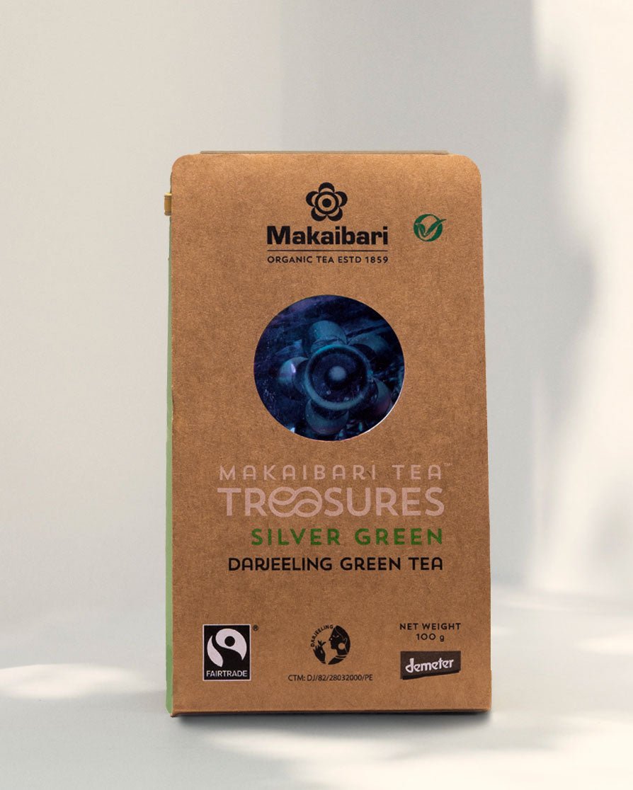 Darjeeling Silver Green 100g Loose Leaf Tea - MAKAIBARI TEA