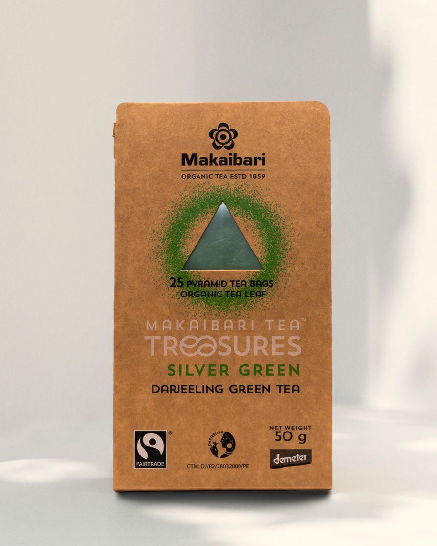 Darjeeling Silver Green 25 Tea Bags - MAKAIBARI TEA