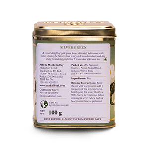 Darjeeling Silver Green Tea (Tin Caddy) - MAKAIBARI TEA