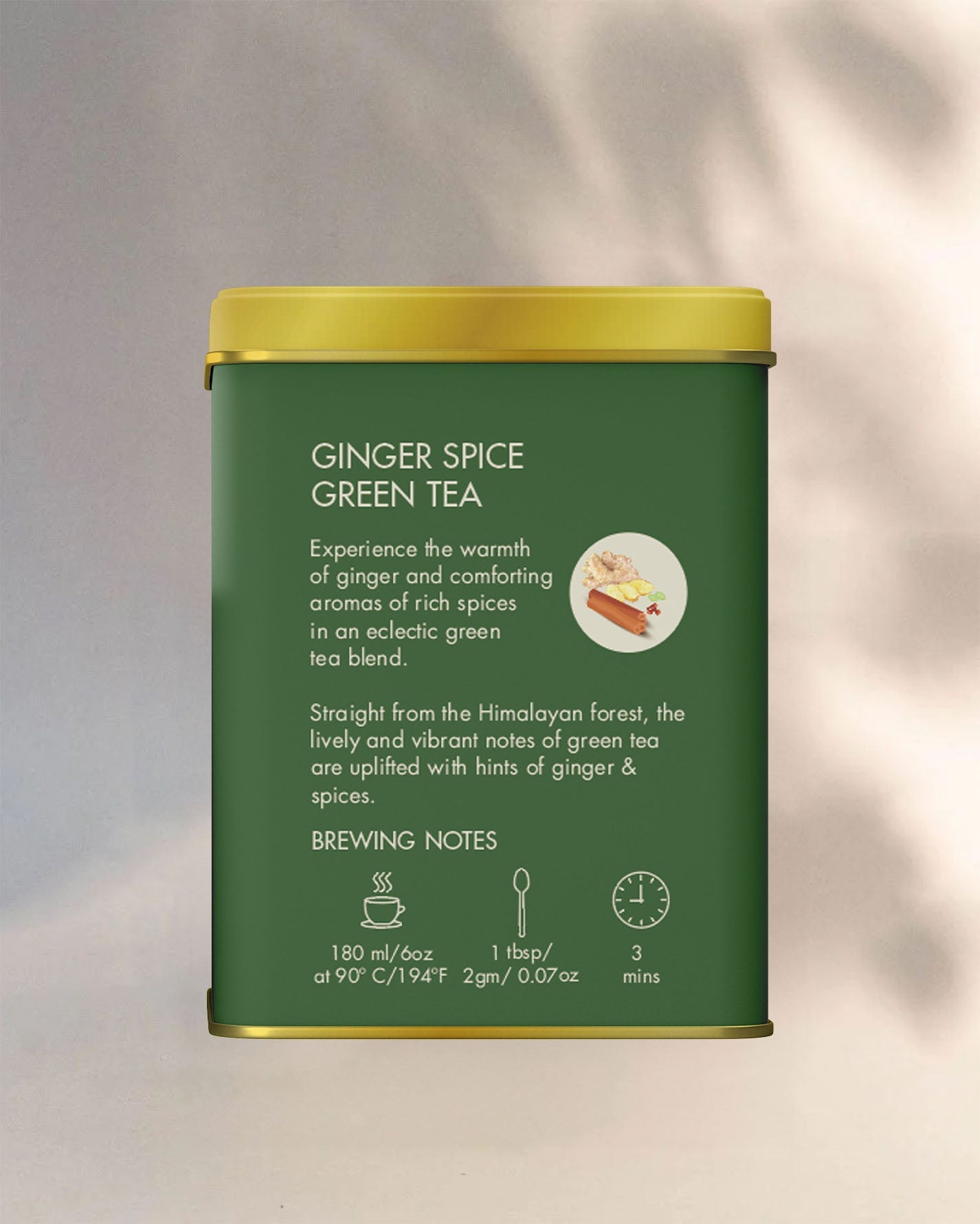 Holiday Edition : Ginger Spice Green Tea - MAKAIBARI TEA
